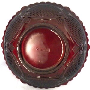 Vintage Avon Cape Cod Ruby Red Serving Bowl.