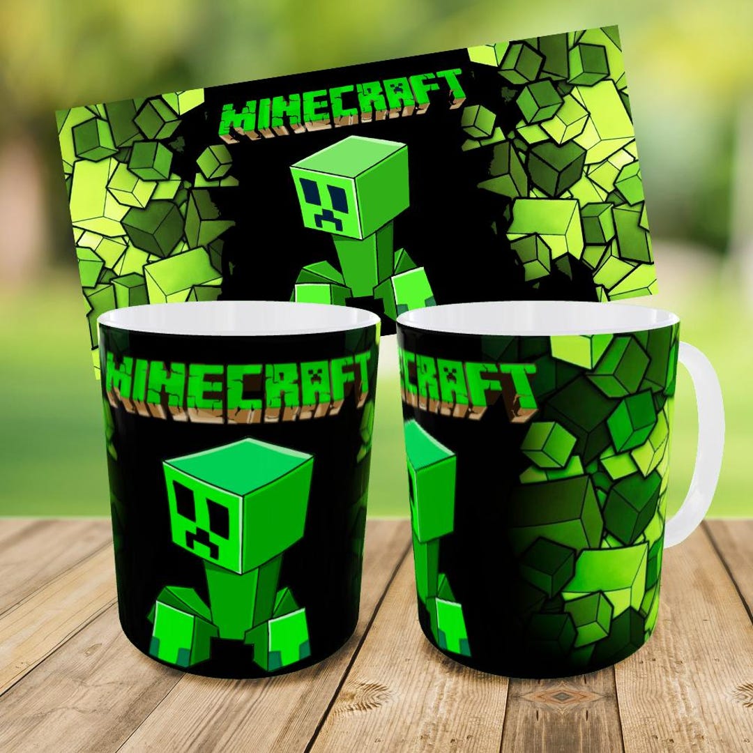 Minecraft Mug Texture Minecraft Mug Sublimation Bundle – 18 Digital JPEG Files – 11oz & 12oz ...