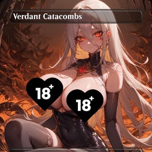 Tarjeta proxy personalizada de Waifu de Asaltante de las Catacumbas Verdes - Contenido para adultos