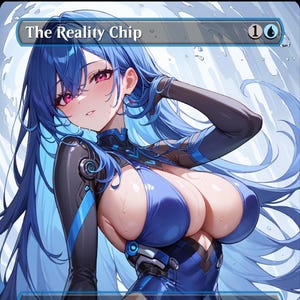 Tarjeta proxy personalizada de Waifu con chip de realidad - Contenido para adultos