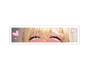 Anime Waifu Kiss-Cut Stickers: Mature Glossy Decals for Laptop, Car