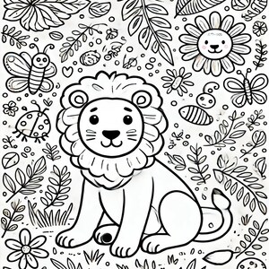 Fun Animal Coloring Book for Kids – Engaging, Cute Creatures for Endless Coloring Adventures!