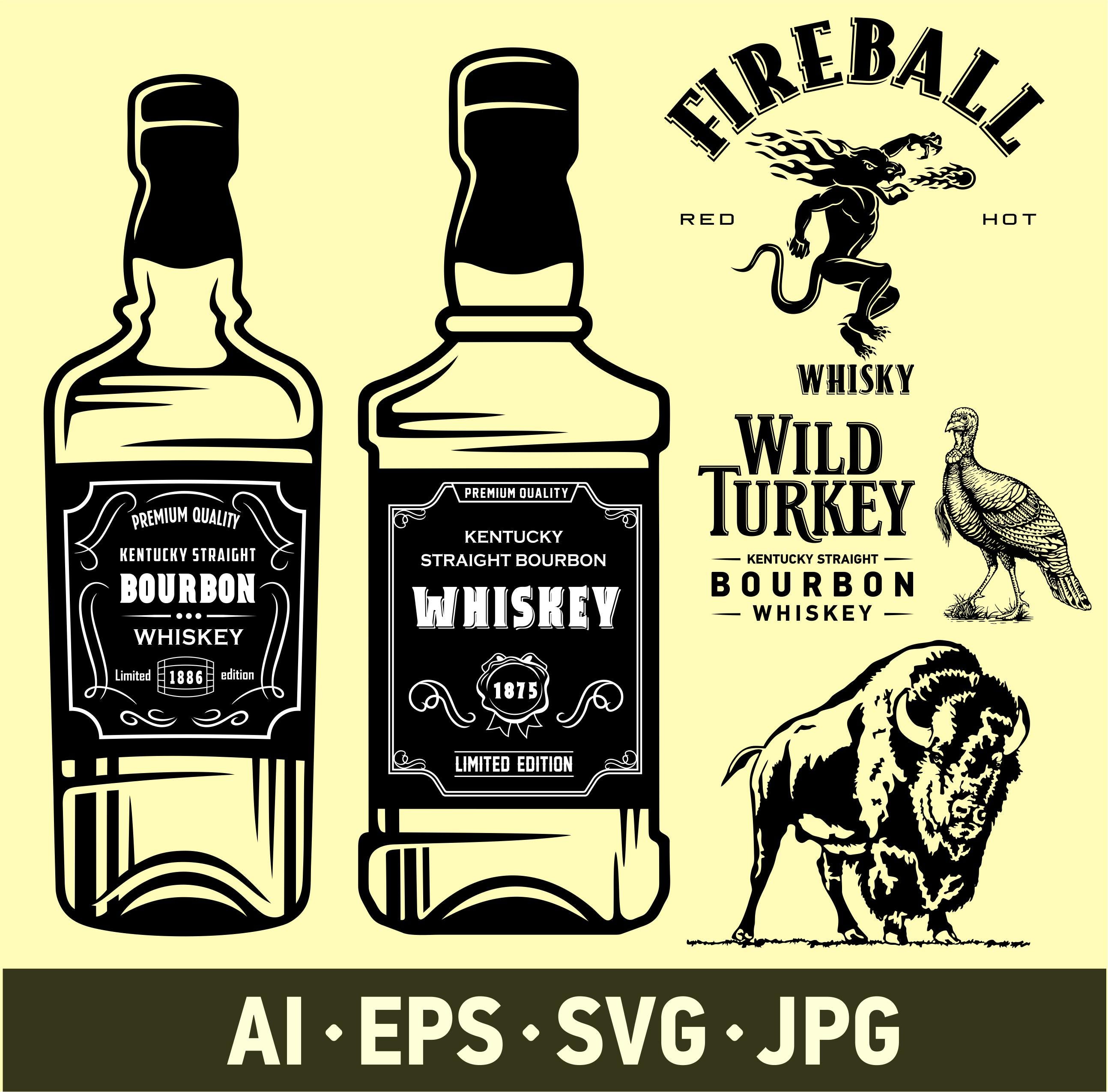 Wild turkey bourbon svg - Etsy 日本