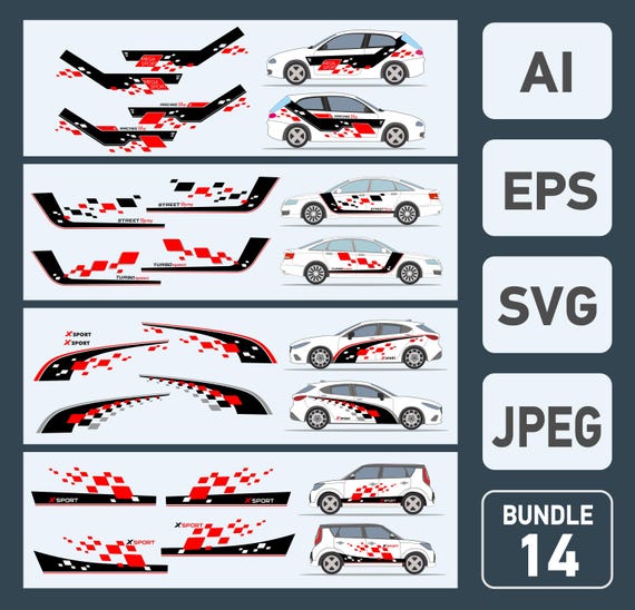 Cars Decals Racing Line 1PCS Universal Sports Racing Stripe Graphic Stickers And Decals For ...