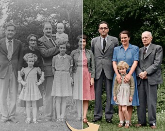Colorize Old Photos | B&W Photo Colorization | Restore Black and White Pictures to Color