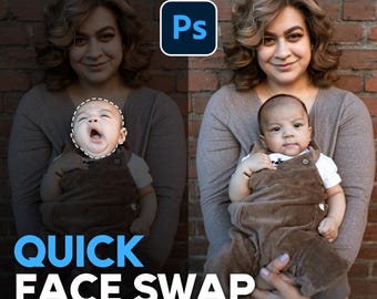 Custom Family Photo Editing: Face Swap & Retouch Service