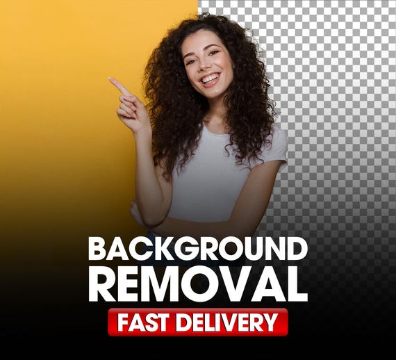 Photo Background Removal | Transparent PNG, White Background (Digital Service Only