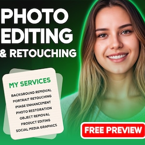 Professional Photo Retouching: Custom Photoshop Editing & Restoration