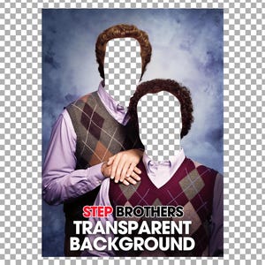 Póster de la película "Hermanos por un Paso" (PNG) / Parodia con tu cara (Descarga digital)