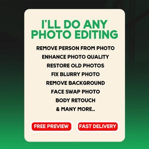 Photo Editing & Photoshop Services – Professional Retouching, Restoration, Manipulation, Background Removal