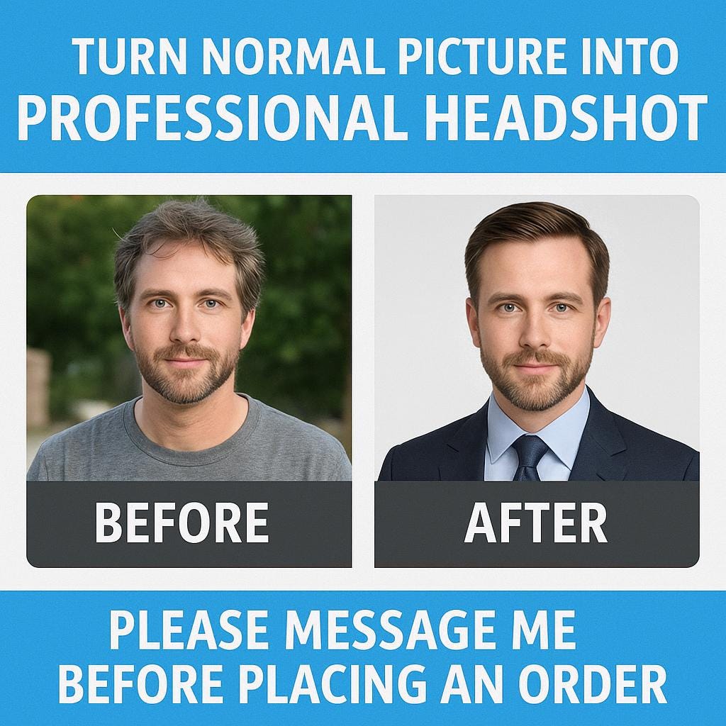 Professional Headshot Photo Editing: LinkedIn Profile Enhancement