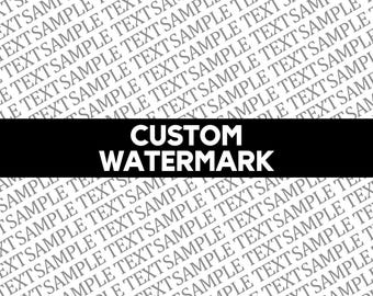 Custom PNG Watermark Design, Proof Overlay, Photography Art