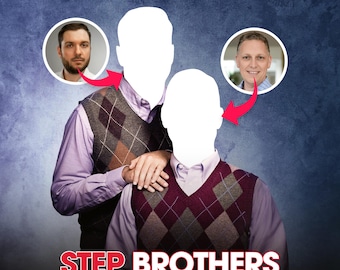 Custom Step Brothers Movie Poster | Personalized Parody Gift (Digital Download)