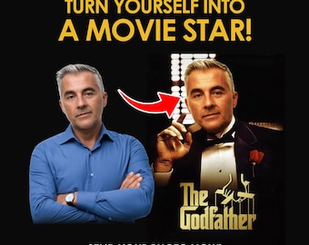 Personalized Movie Poster | Star in Your Favorite Film or TV Show | Custom Photoshop Art