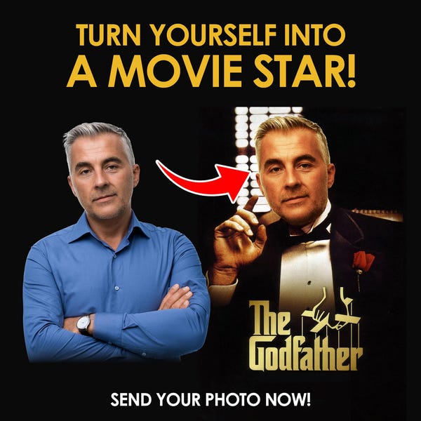 Personalized Movie Poster | Star in Your Favorite Film or TV Show | Custom Photoshop Art