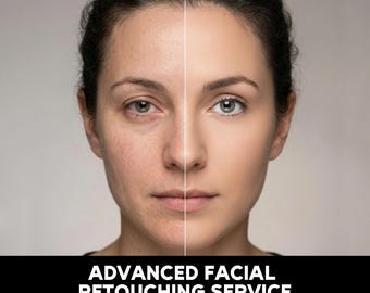 Advanced Facial Retouching Service | Natural Skin, Acne, Wrinkle Removal (Digital Edit)