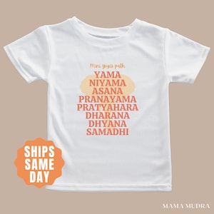 Mini Yogi Toddler T-Shirt, Meditation Baby Shirt, Yoga Baby Gift, Mindful Toddler Clothes, Yogi Mom Baby Shower, Mom Yoga Onesie®