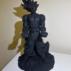 Goku - Dragon Ball Z - 3D printed - Model - 3D Print - Headphone holder stand - Accessory holder - Figurine - Hand Painted