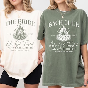 Custom Camp Bachelorette Shirt Camp Bachelorette Lets Get Toasted Tee Camping Bachelorette Bachelorette Merch Hiking Bachelorette Girls trip