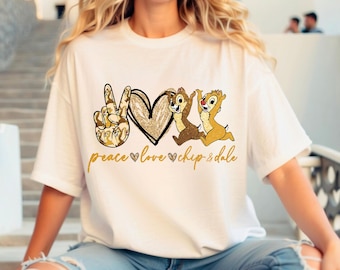 Woman tshirt, kids chip and Dale Tee Sweatshirt, Family Shirt, Trip set, birthday gift with more colors