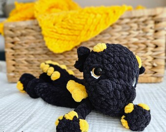 Dragon lovey Couverture de sécurité pour bébé Peluche couette en peluche Cadeau pour nouveau-né