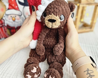 Manta de seguridad para bebé con diseño de oso, regalo para baby shower, manta de peluche.