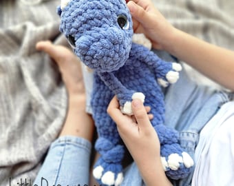 DRAGON LOVEY Premier cadeau d'anniversaire Décoration de chambre d'enfant Dargon Doudou pour bébé Peluche peluche