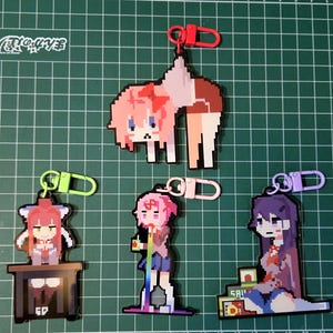 Doki Doki Literature Club Acrylic Keychain!