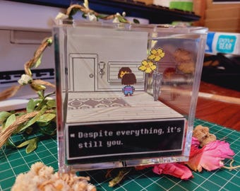 Undertale 3D Diorama Cube (Despite Everything/It's Still You/Asgore House)