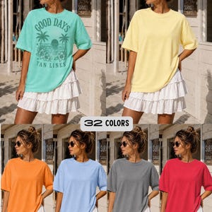 1000 + Comfort Colors 1717 Mockup Bundle, Realistic Lifestyle T-Shirt Mockups (PNG) image 10