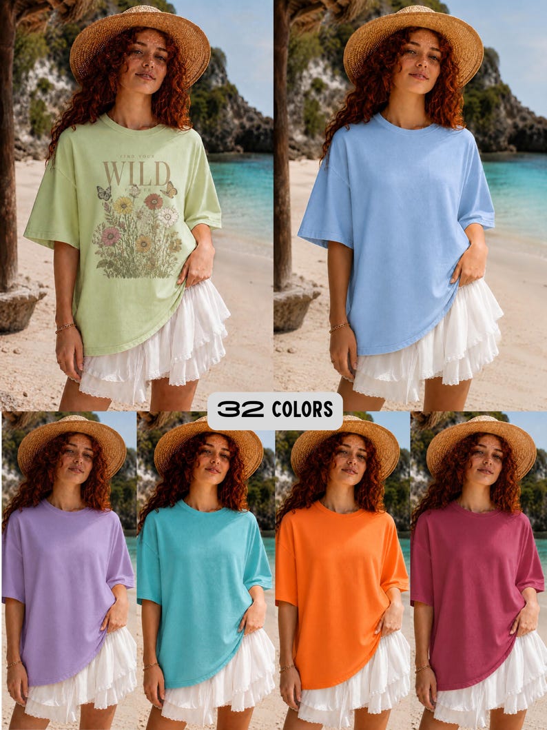 1000 + Comfort Colors 1717 Mockup Bundle, Realistic Lifestyle T-Shirt Mockups (PNG) image 15