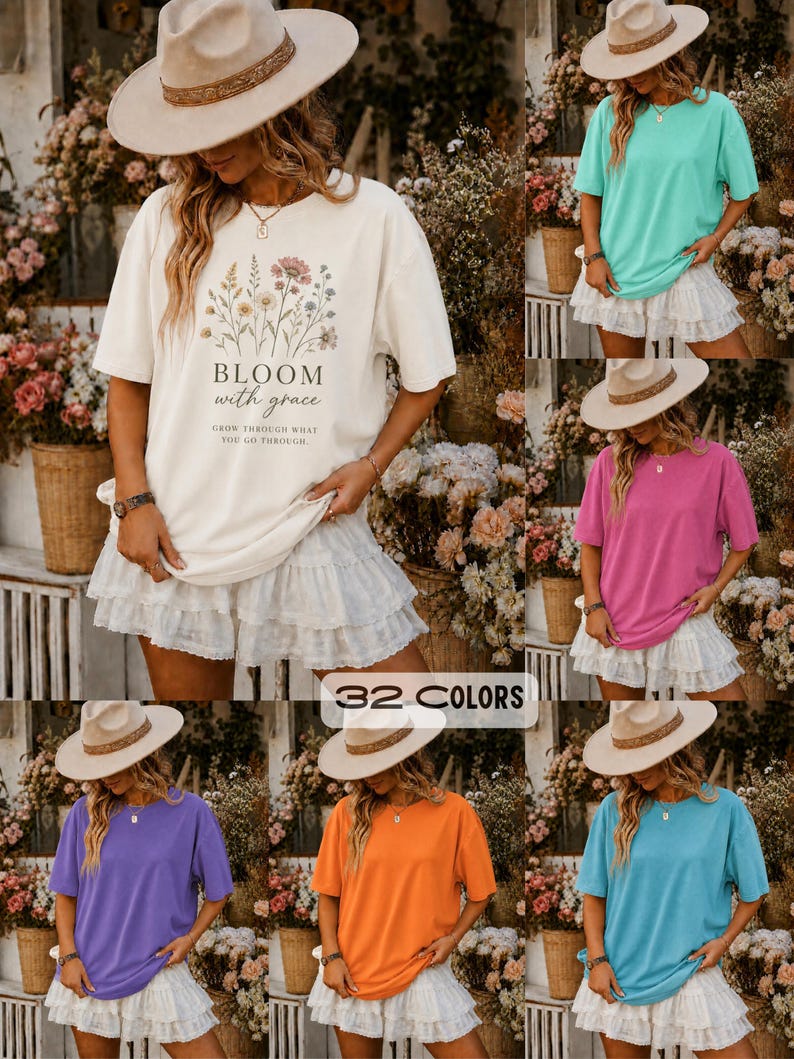 1000 + Comfort Colors 1717 Mockup Bundle, Realistic Lifestyle T-Shirt Mockups (PNG) image 13
