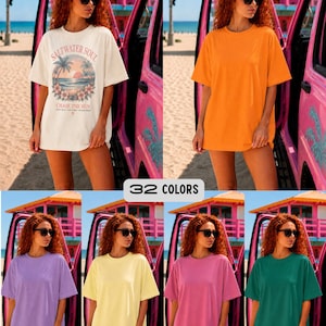 1000 + Comfort Colors 1717 Mockup Bundle, Realistic Lifestyle T-Shirt Mockups (PNG) image 19