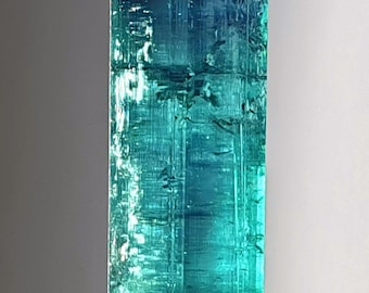 Indicolite Tourmaline Crystal | 12.5 Carat, Afghanistan Gemstone