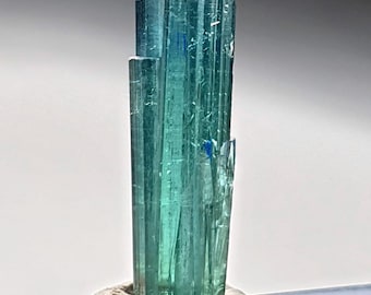 Dark Blue Indicolite Tourmaline Crystal, 5 Carats