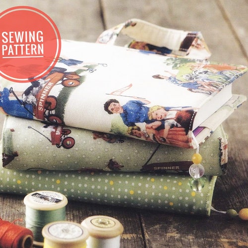 Digital Sewing Pattern PDF Book Cover Beaded Bookmark . Etsy