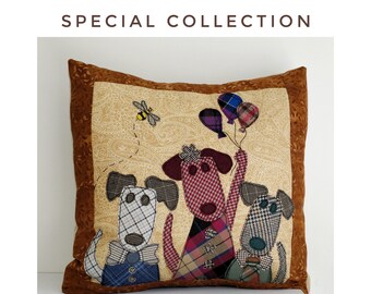 Sewing Pattern Pdf Mr Fox Applique Cushion Cover Sew Make Etsy
