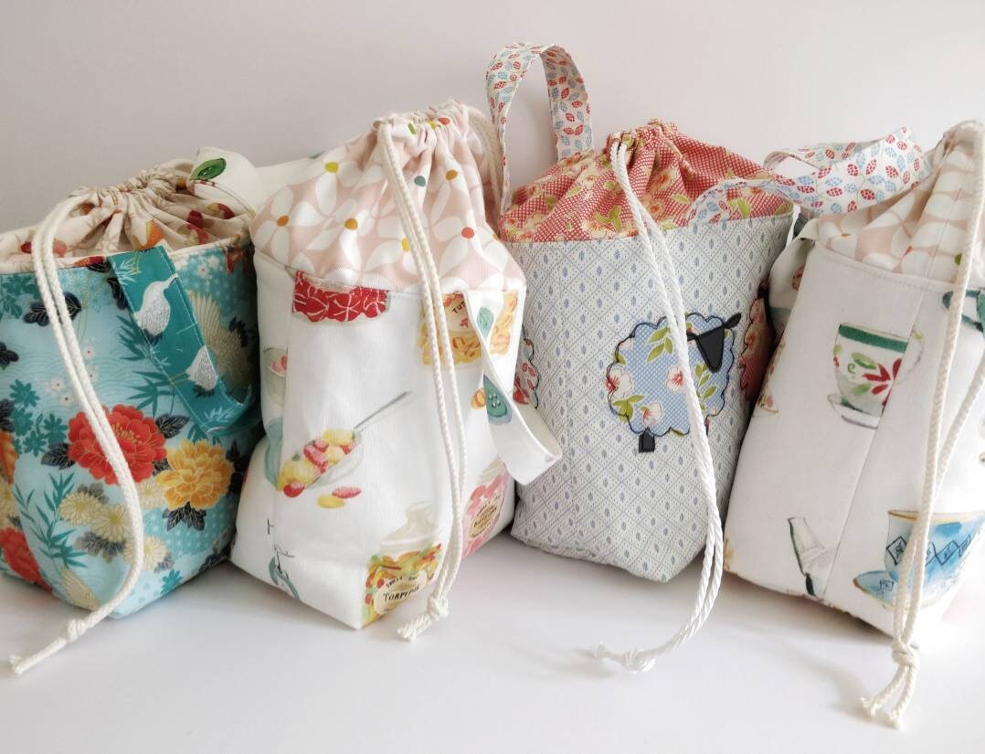 Drawstring Bag Sewing Instructions Printed - Etsy UK