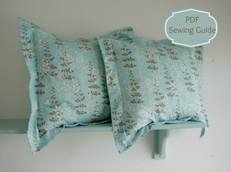 Digital Sewing Pattern PDF Oxford Style Pillow Cover. Easy Etsy