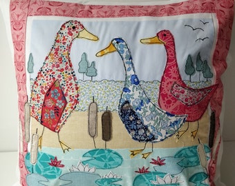 Printed and Posted Messing About On The River Cushion Cover sewing pattern