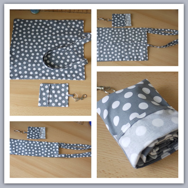Sewing Pattern Pocket Tote Bag Market Bag Grocery Bag. Folds - Etsy