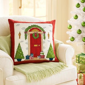 Christmas Applique Cushion Cover Sewing Pattern (PDF Pattern)