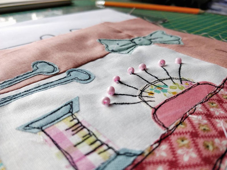 Digital Sewing Pattern PDF the Sewing Room Applique Cushion Etsy