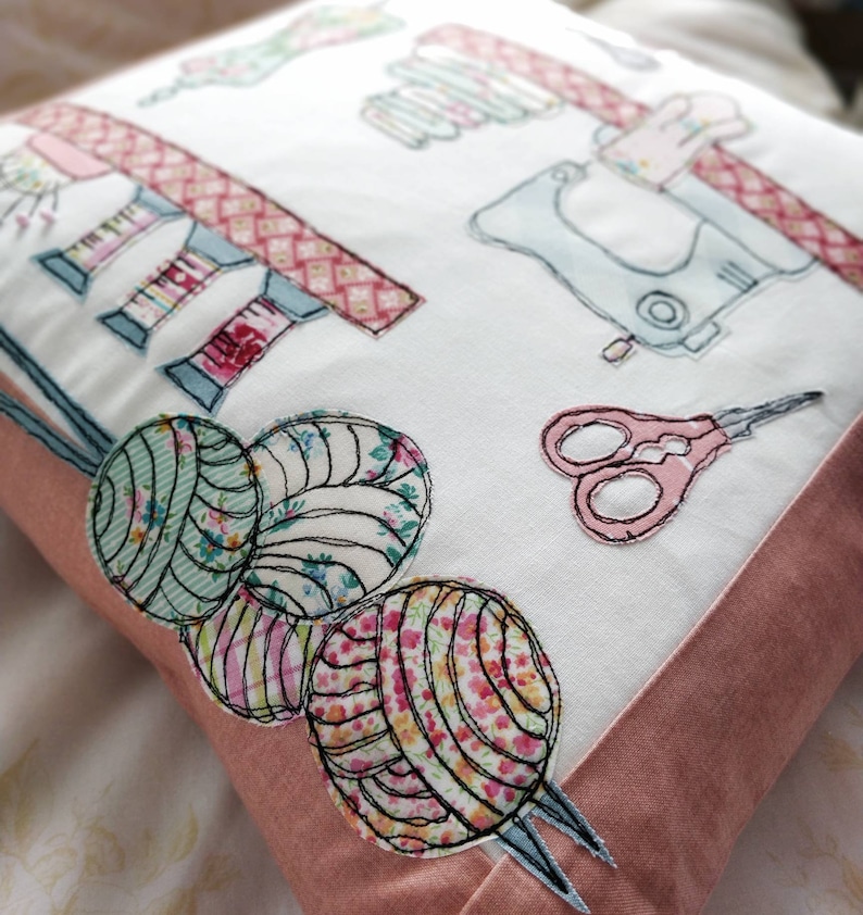 Digital Sewing Pattern PDF the Sewing Room Applique Cushion Etsy
