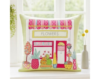 PDF Nähanleitung The Flower Shop Applikation Kissenhülle Nähen Nähanleitung Kissenbezüge