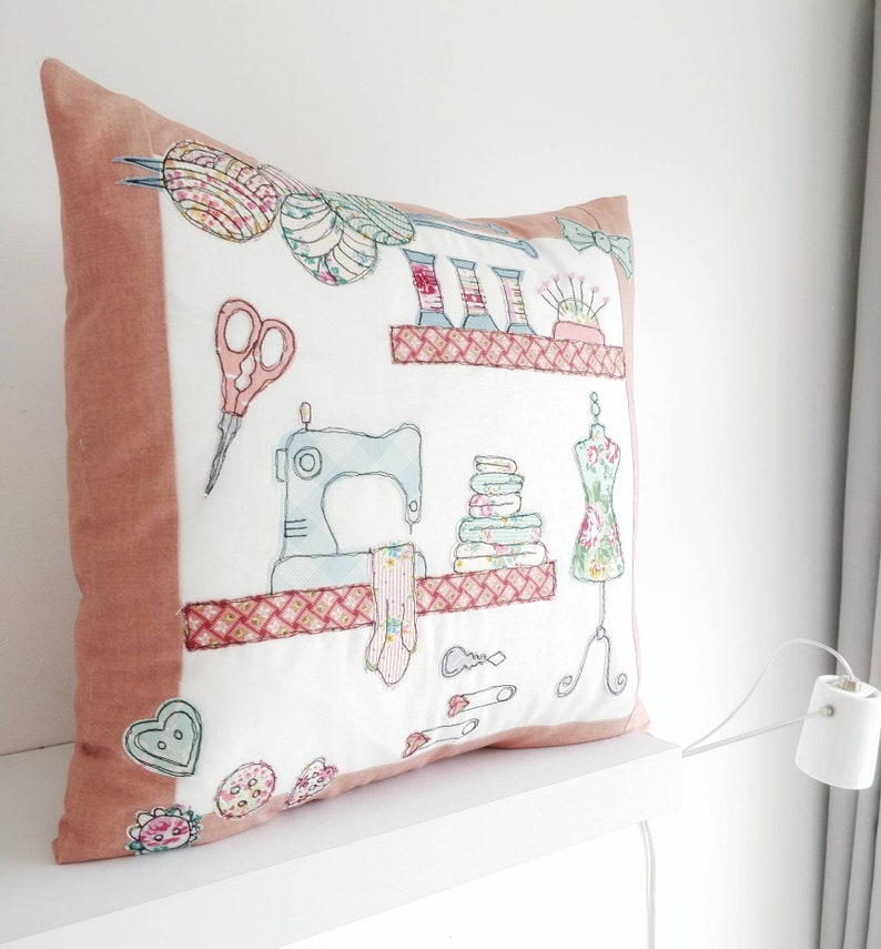 Digital Sewing Pattern PDF the Sewing Room Applique Cushion Etsy