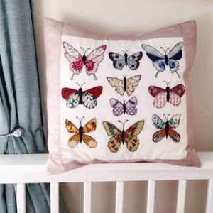 Digital Sewing Pattern PDF Butterflies Applique Cushion - Etsy