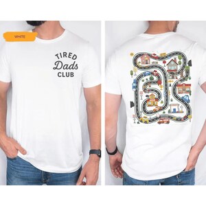 疲れたお父さんクラブのシャツ、インタラクティブカートラックプレイマットTシャツ、パパの背中で遊ぼうシャツ、パパのおもしろライフTシャツ、父の日のプレゼント