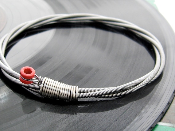 Guitar String Bracelets 2-1/4 inch Spring Bracelets Minimalist Bracelets  Flexible Wire Layered Bracelet for Stackable Wearing - Walmart.com