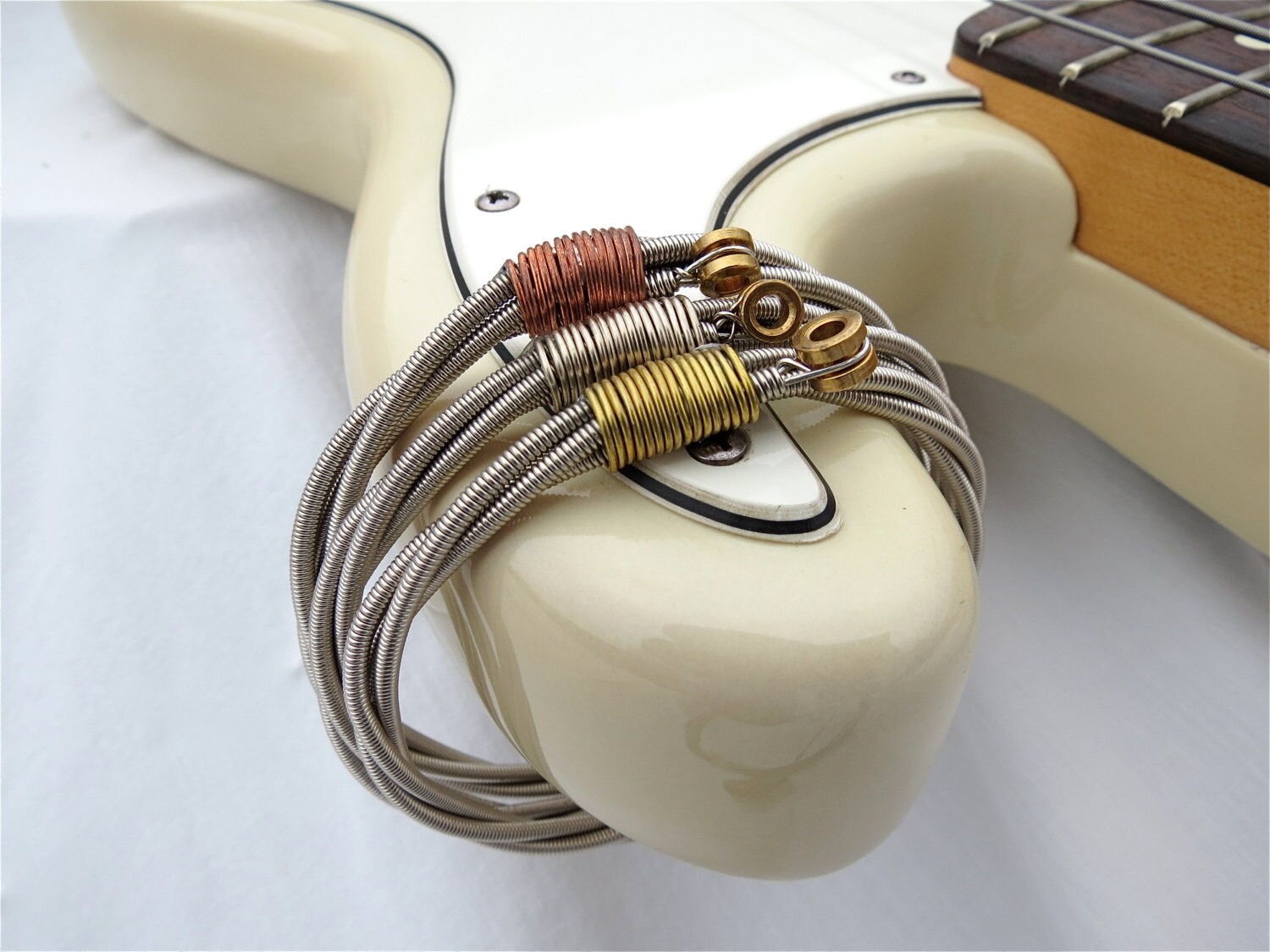 Recycled Bass Guitar String Bracelet Portion of Proceeds Goes Etsy